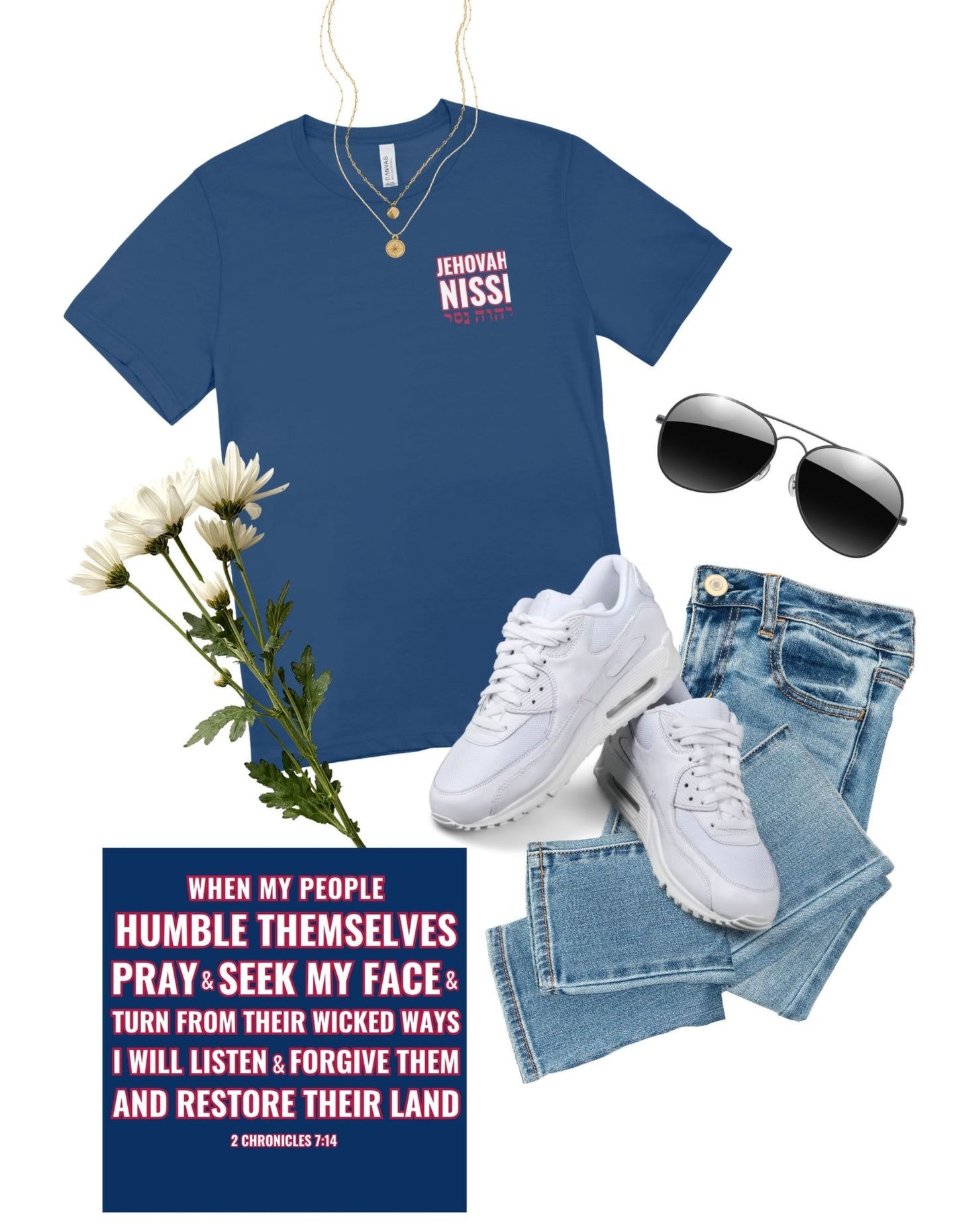 Fall at his feet collection: Nissi shirt